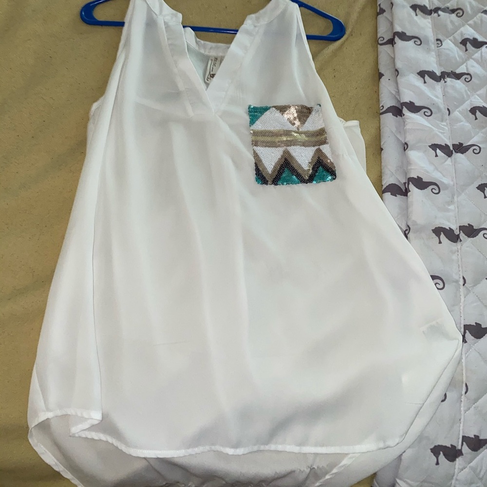 Sequin Tank Top